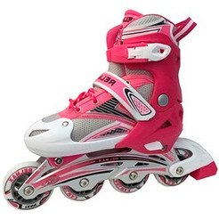 Коньки роликовые RELMAX ТЕ-261А, L (38-41) красный