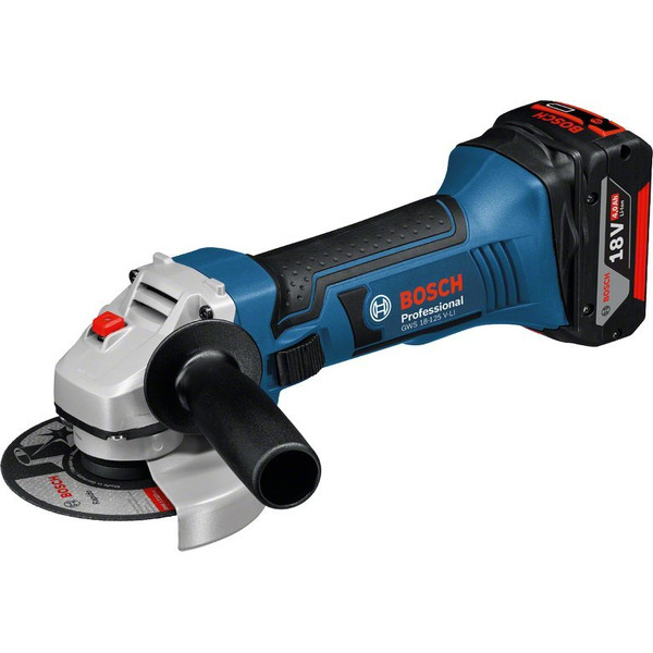Угловая шлифмашина Bosch GWS 18-125 V-LI Professional (0.615.990.K3W)