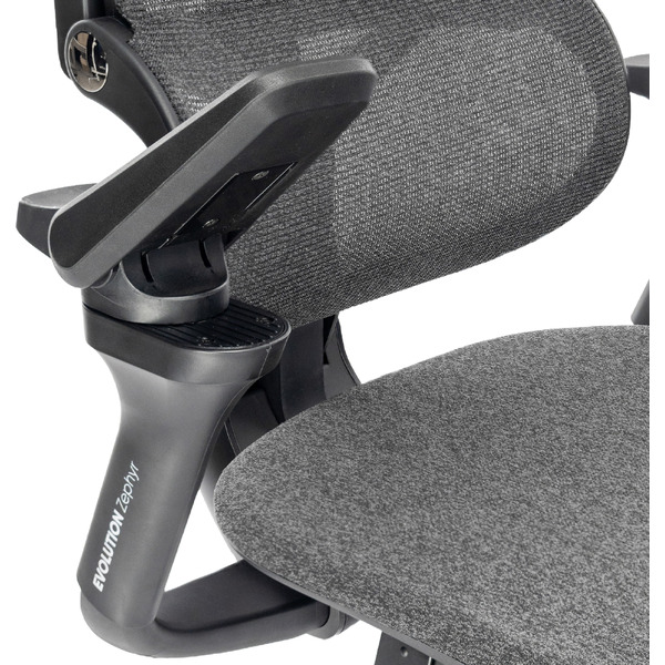 Кресло компьютерное EVOLUTION Zephyr FABRIC Black