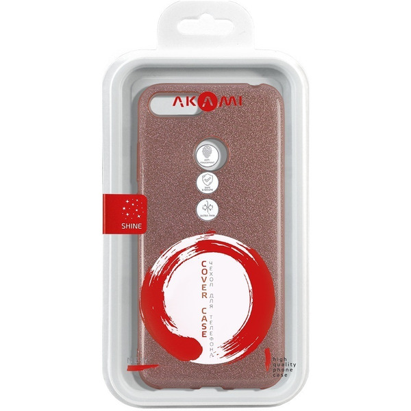 Накладка Akami Shine series для Huawei Y6 (Prime) 2018/Honor 7A Pro/Honor 7C. Розовый (5737)