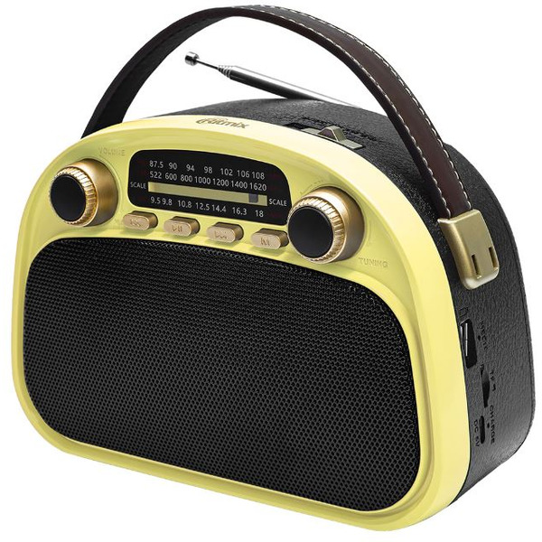 Радиоприемник Ritmix RPR-040 (лимонный)