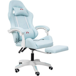 Вибромассажное кресло Calviano 1584 (голубая ткань)