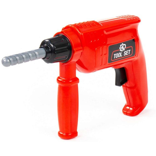 Дрель игрушечная Полесье 90461 (красный)