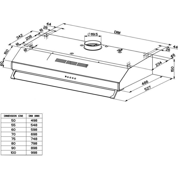 Вытяжка Faber 741 PB W A60 300.0557.513