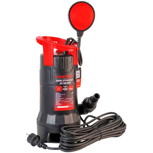 Дренажный насос Verton AQUA DP1100/35PE