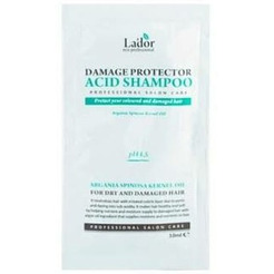 Шампунь для повреждённых волос LA'DOR DAMAGE PROTECTOR ACID SHAMPOO POUCH, 10 мл