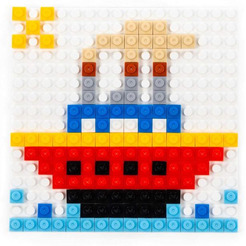 Конструктор Полесье Классик 73256 Мозаика №13 (водный мир)