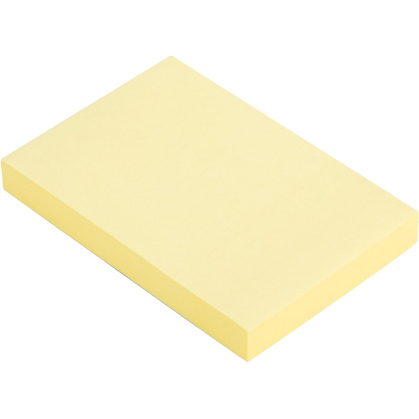 Бумага д/заметок 100 л.,желтый пастель DELI A00252