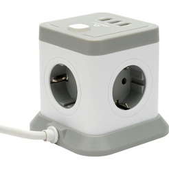 Сетевой фильтр CABLEXPERT TWR-4-U3-W-3