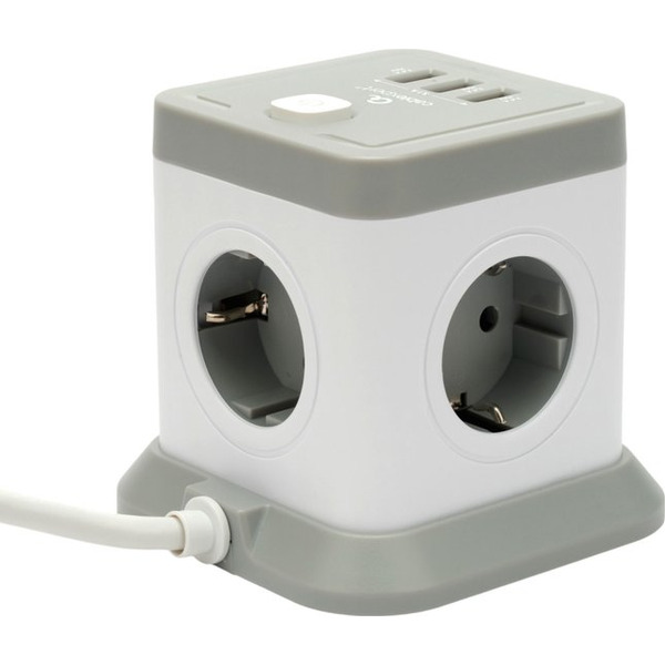 Сетевой фильтр CABLEXPERT TWR-4-U3-W-3
