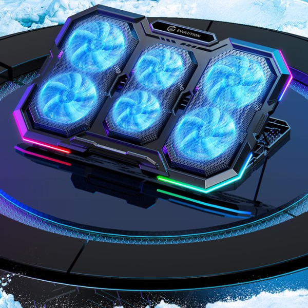 Подставка для ноутбука EVOLUTION LCS-08 RGB