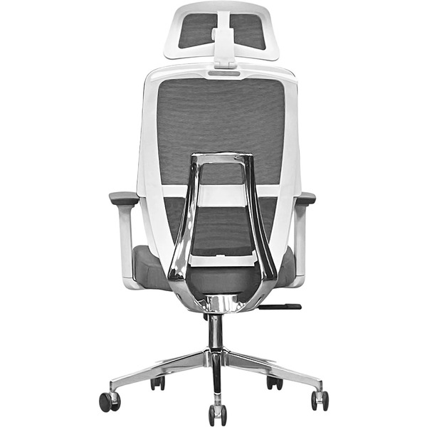 Кресло офисное SITUP CARBON WHITE chrome (сетка Grey/ Grey)