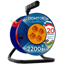 Удлинитель на катушке DOMTOK U2441