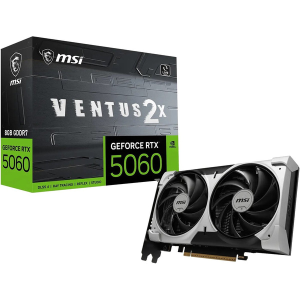 Видеокарта MSI GeForce RTX 5060 8G Ventus 2X V1