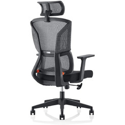 Кресло компьютерное SitZone U-065A (сетка/ткань, черный)