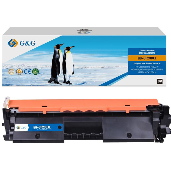 Картридж лазерный G&G GG-CF230XL черный (6000стр.) для HP LJ Pro M203d/M203dn/M203dw;MFP M227fdn/M227fdw/M227sdn