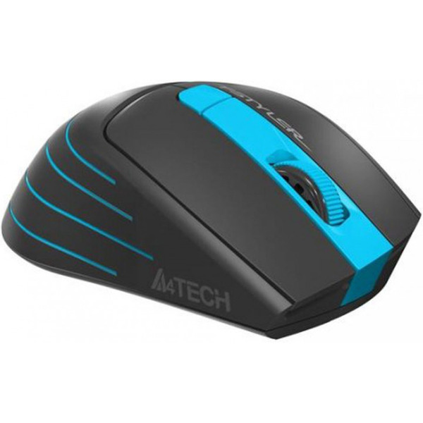 Мышь A4Tech Fstyler FG30S (серый/голубой)