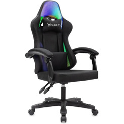 Кресло игровое Knight Wolf RGB (черный)