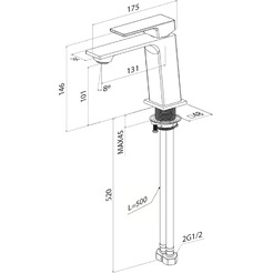 Смеситель IDDIS Ramp RAMSB00i01 (хром глянцевый)
