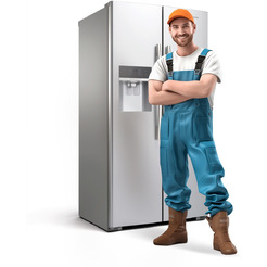 Установка холодильника side by side