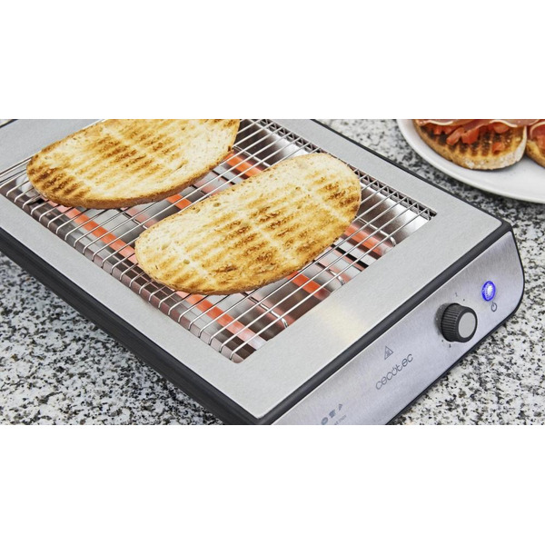 Тостер Cecotec Turbo EasyToast Inox Flatbed