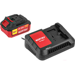 Аккумулятор с зарядным устройством Wortex 1329412 (18В/4.0 Ah + 18В)