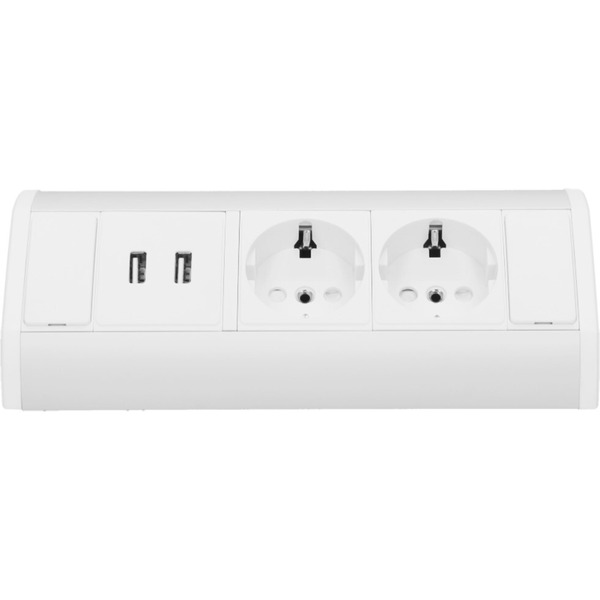 Блок розеточный Orno OR-GM-9003-W.AL 0,6 м