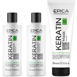 Набор EPICA Professional Keratin Pro (шампунь 250мл + кондиционер 250мл + маска 250мл)