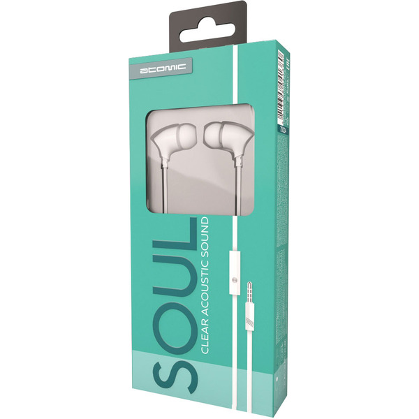 Наушники с микрофоном ATOMIC Soul (белый)