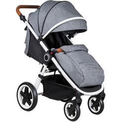 Прогулочная коляска COLETTO Joggy (графит/белая рама)