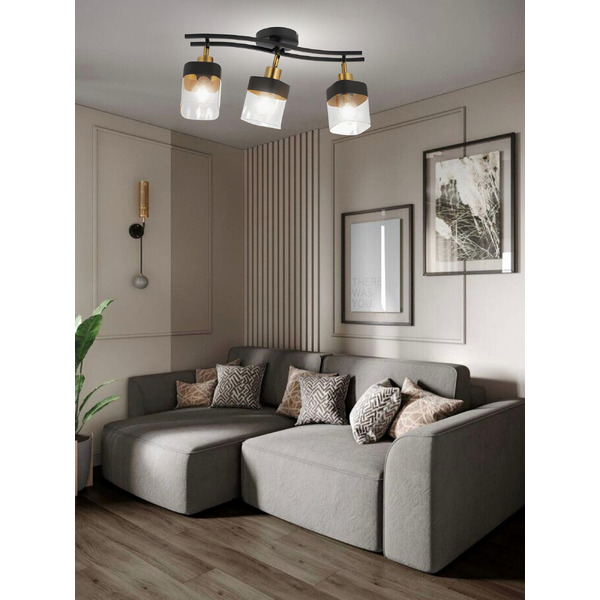 Люстра Aitin-Pro НПБ 02-3x60-102 2779/3 (черный)