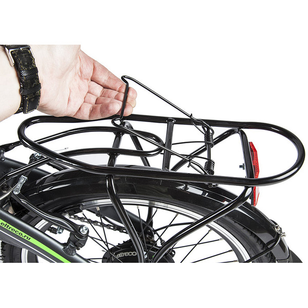 Велогибрид Eltreco Leto (черный/синий)