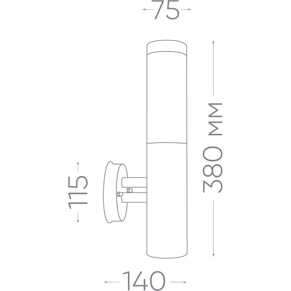 Светильник садово-парковый Feron DH021-В 11807