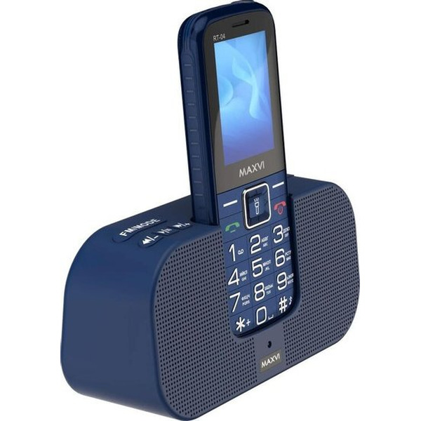 Кнопочный телефон Maxvi RT-04 (синий)