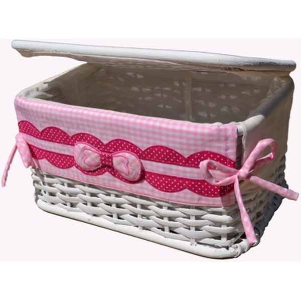 Корзина плетеная с крышкой FIL-SCAN 01-081/S