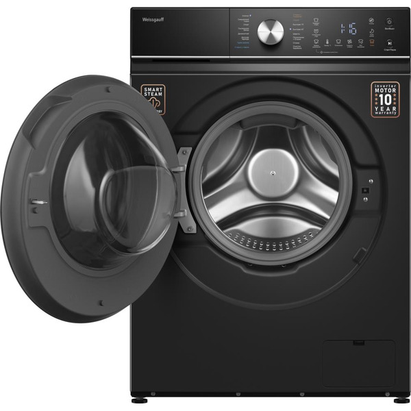 Стирально-сушильная машина Weissgauff WMD 61211 D Inverter Steam Matt Black