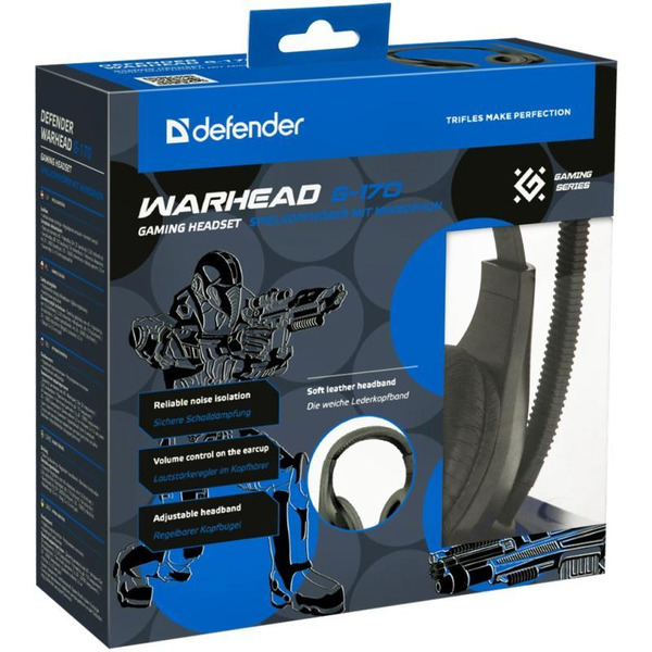 Игровая гарнитура DEFENDER Warhead G-170