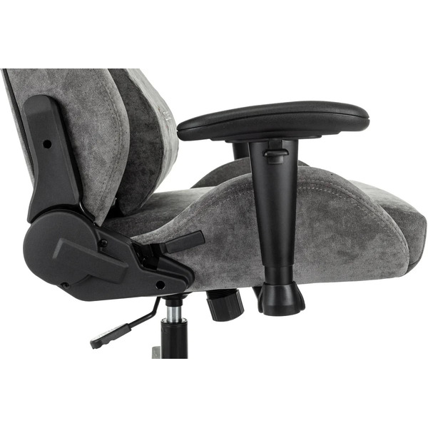 Кресло игровое Zombie Ghost Fabric (серый)