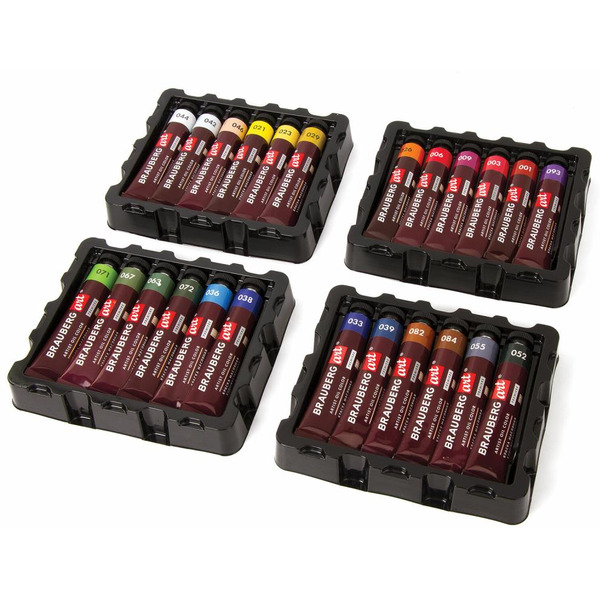 Краски масляные художественные BRAUBERG ART PREMIERE 191460