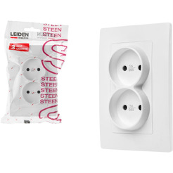 Розетка Leiden Electric Steen 806037