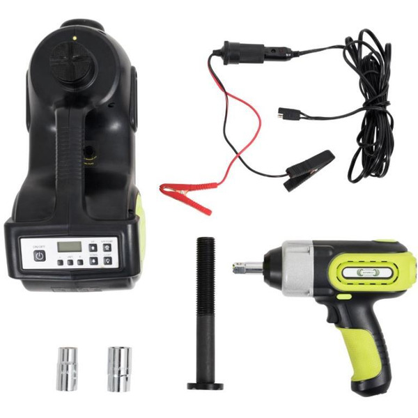 Автомобильный компрессор AutoHelp Набор 4в1 в чемодане с пультом дистанционного управления