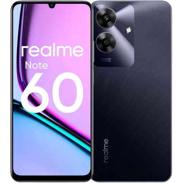 Смартфон Realme Note 60 RMX3933 6GB/128GB (черный)