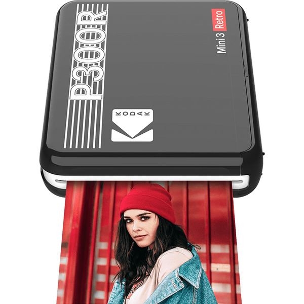 Фотопринтер KODAK Mini 3 Retro P300R (черный)
