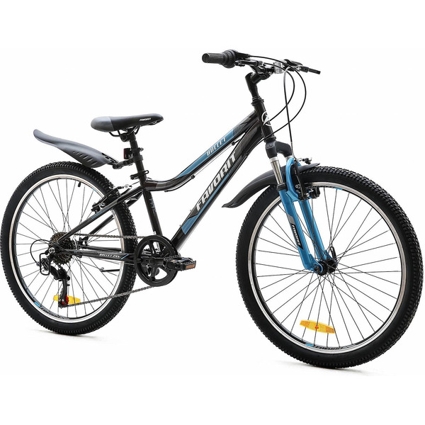 Велосипед Favorit Bullet 24 V (черный/синий)