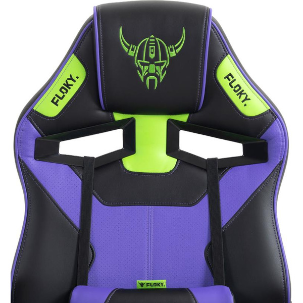 Игровое кресло FLOKY Asgard Purple-Green