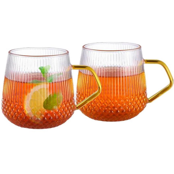 Набор кружек Makkua Ribbed Glassware RC300