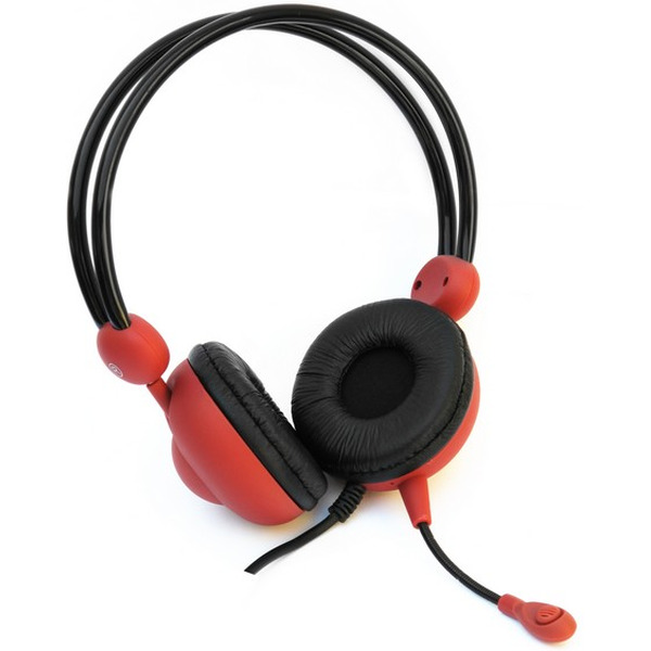 Гарнитура CROWN CMH-942 red