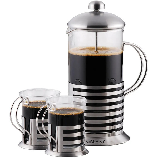 Френч-пресс Galaxy Line GL 9319 серый