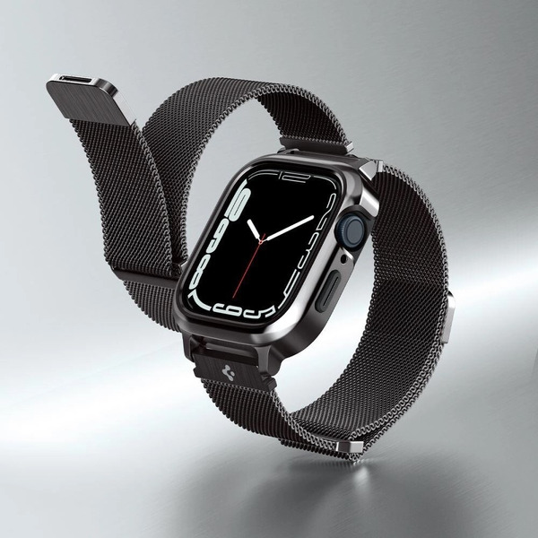 Ремешок с чехлом SPIGEN METAL FIT PRO для APPLE WATCH GRAPHITE ACS04585