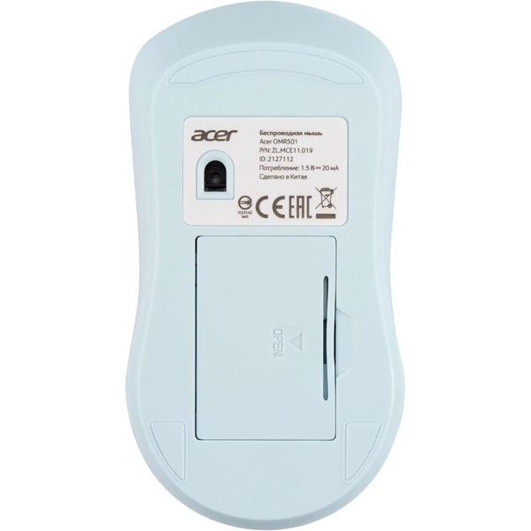 Мышь Acer OMR501 (голубой)